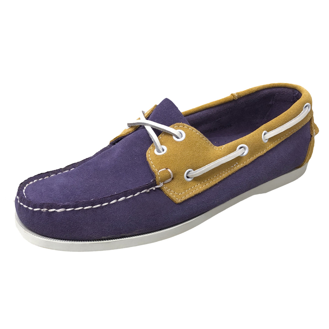 Dixon Purple Yellow Boat Shoe – Island Surf Company